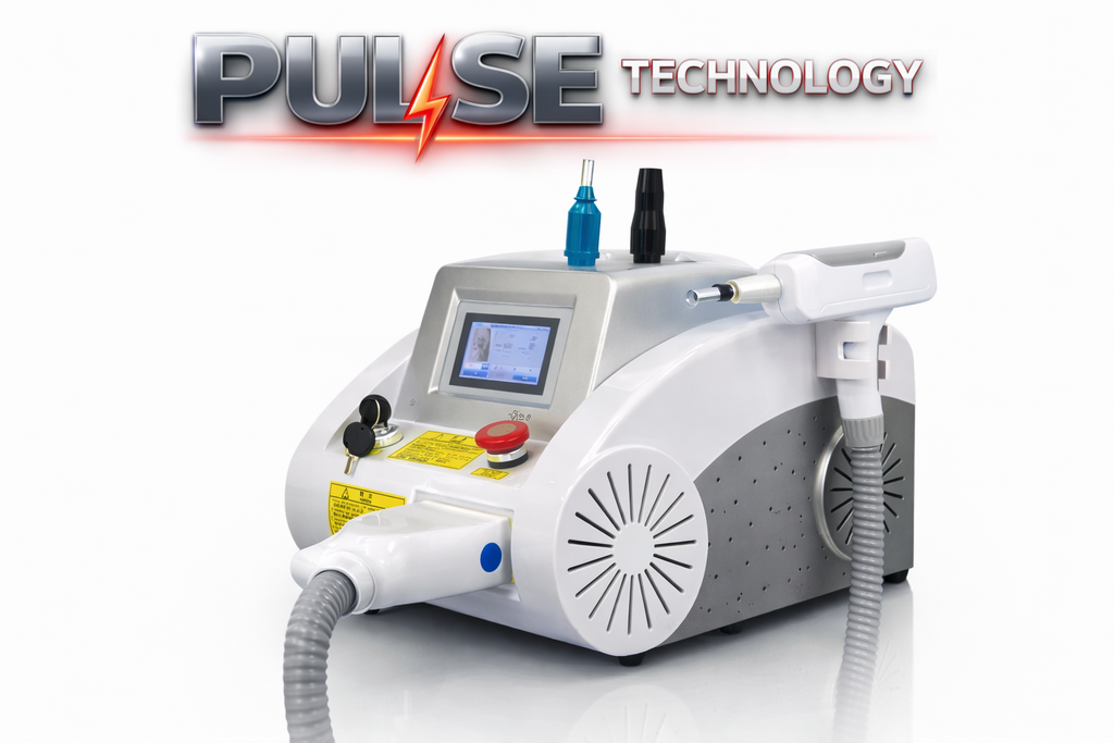 Pulse Technology YAG Laser Tattoo Removal & Carbon Facial Device + Training